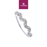 HABIB Diamond Ring in 585/14K White Gold 268441223