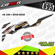 Decal Sticker Striping Variation Honda CB 150 R 2016-2018 CB 150 R 2016 Ahir - CB 150 R 2017 - CB 15