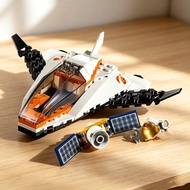 Third Party Compatible MOC Sets City Series Building Blocks 60224 Satellite Service Mission Lunar Sp