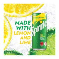 6x【Sprite Mini 180ml】Limited Edition Mini Cans Sprite#Made With 100% Natural Lemon&Lime Flavors