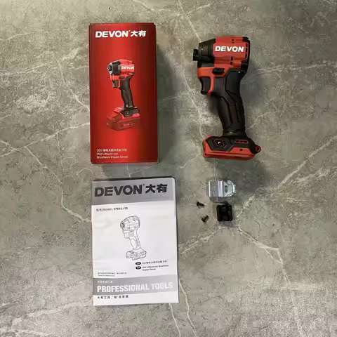 DEVON 20V lithium electric impact screwdriver 5768-Li-20 ultra short charging hand drill impact scre
