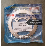 RKM 420 SPROCKET HONDA EX5 / EX5-C / W100 / C70 - 33t / 34t / 35t / 36t / 39t