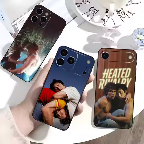 H-Heated Rivalry Phone Case For IPhone 17,16,15,14,13,12,11,Plus,Pro,Max,Plus,XS,soft case Black sil