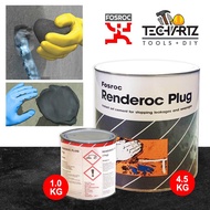 FOSROC Renderoc Plug 1KG Waterproof Cement Quick Dry Hydroply Hydro Plug Simen Kalis Air