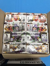 新世紀福音戰士 EVA-FRAME 01/02/03/04 食玩  共36盒