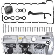 MITZONE N52 N51 Aluminum Valve Cover Kit Compatible with BMW E82 128i E9X 323i 328i E60 528i E70 X5 
