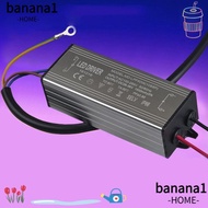 BANANA1 LED Driver Power Supply, 50W AC 85-265V to DC24-36V LED Lamp Transformer,  1500mA Waterproof Aluminum Isolated Constant Current Driver Floodlight