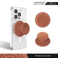 PopSockets โค้ง PopGrip สำหรับ MagSafe | ที่จับโทรศัพท์พรีเมี่ยม | ฐาน iPhone MagSafe ที่ดีที่สุดและ