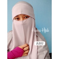 [BRAND HUSNA HIJAB] Fringe Bandana Veil Adult Fringe Bandana/ Fringe Veil/