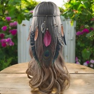 [Ready Stock SG] Amazon Bohemian Feather Headband | Concert Parties Festival Hair Accessories