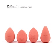 IMAGIC Makeup Sponge For 4 PCS Peach Puff Soft Beauty Blending Sponge Dry&Wet Sponge Egg