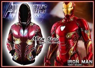 【Men Star】免運費 復仇者聯盟 4 奈米鋼鐵人 彈力運動外套 神盾局衣服 神盾局 IRON MAN 鋼鐵人 量子