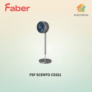 FABER 8" 3 SPEED STAND FAN / TABLE FAN | DARK GREY | FSF SCENTO C5311