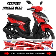 YAMAHA GEAR 125 STRIPING STICKER MOTORCYCLE GEAR 125 VARIATION STICKER LIST