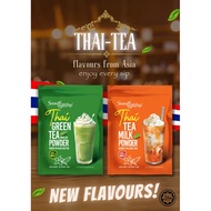 Snow Whip "Golden Bliss" Thai Milk Tea & Thai Green Tea Milk