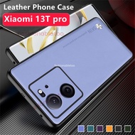 Leather Texture Phone Case For Xiaomi 13T pro 13tpro 13pro 13lite 13Ultra Xiaomi13t pro Xiaomi13tpro 2023 Casing Soft TPU Edge Protection Bumper Shockproof Back Cover