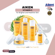 Aiken Vitamin C Brighter Facial Cleanser/Micellar Water/Exfoliating Water/Vita-C Bright Serum/Vita-C