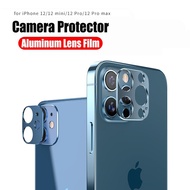 【cw】 Camera Lens Full Cover Protective Metal Ring Glass Case For iPhone 12 Pro Max 12 Mini 5G Back Camera Lens For iPhone 11 Pro Max