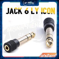 Mt MAX Jack converts 3.5mm to 6.5mm to connect phone, tablet, iPod, Mp3 Player - tien
