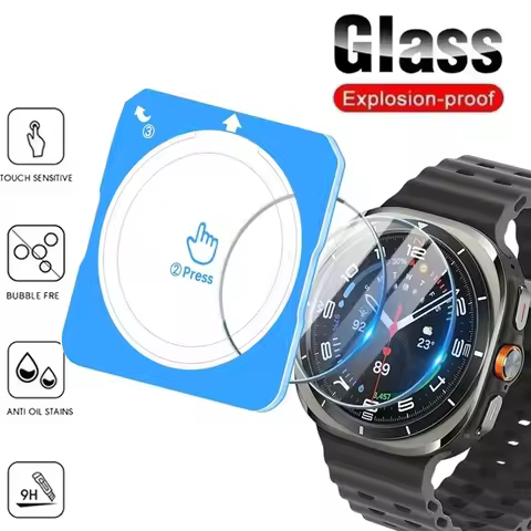 1-5PCS Tempered Glass Screen Protector For Samsung Galaxy Watch 7 40 44mm For Galaxy Watch 7 Ultra P