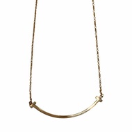 TIFFANY&CO. 蒂芙尼 T SMILE NECKLACE SMALL SIZE 微笑項鍊小號 K18 PG