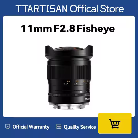 TTArtisan 11mm F2.8 Full Frame Fisheye Wide Angle Lens for Sony E Mount Canon Fujifilm Nikon Leica S