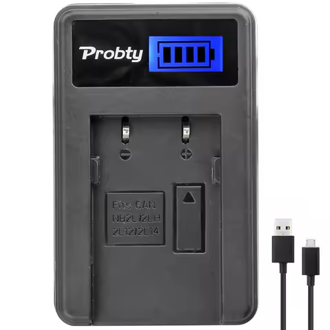 For Canon NB-2LH NB-2L NB 2L LCD USB Charger for Canon Elura 85 90 MV800 800i 900 920 EOS 350D 400D