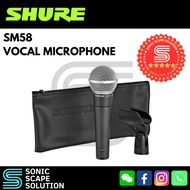 SHURE SM58 VOCAL MICROPHONE / Cardioid Dynamic Microphone(100% ORIGINAL)