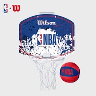 WILSON | NBA แผ่นบอร์ดเล็ก Lakers เครื่องหมาย วงแหวนบาสเกตบอลสำหรับเด็ก ติดผนัง ไม่ต้องเจาะ