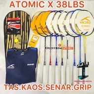 HUNDRED ATOMIC X POWER SPEED CONTROL 38lbs 35lbs ATOMICX PWR CTRL SPD 38 35 HNDRD Original Badminton