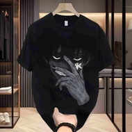 Cool Anime Style T-Shirt with "Juexing" Font