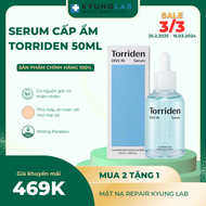 Serum Cấp Nước và Phục Hồi TORRIDEN Dive In Low Molecular HA 50ml Cấp ẩm và làm mềm da