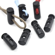 Taiwan Made MIT Double Hole Mini Cylindrical Plastic Spring Tail Buckle Adjustment 10pcs/Pack CC264 