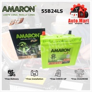 Bateri Kereta / Car Battery - Amaron GO Maintenance Free - 55B24LS / 55B24RS (NS60LS / NS60S)