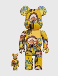 Andy Warhol x Jean-Michel Basquiat BE@RBRICK #3