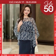 Modern Print Cape shirt IVY moda MS 16B0229