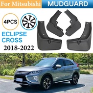 New Front Rear Black Car Mudguards for Mitsubishi Eclipse Cross 2018~2022 Accessories Fender Mud Fla