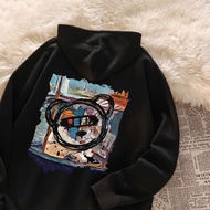 Pofloret boxy hoodie Popular Designs Loose And Versatile Long-Sleeved IDA1345S-5XL