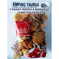 ORIGINAL Snack Emping Melinjo Taurus Semarang Extra Pedas @250gr ( 4