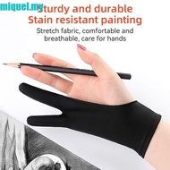 MIQUEL Two Finger Glove 3 Sizes Anti-fouling Anti-touch Art Supplies Anti-Scratch Painting Glove