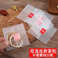 Nylon reflex Tea Bag disposable Tea filter Bag Scented Tea filter Tea Bag Empty Tea Bag with Label N