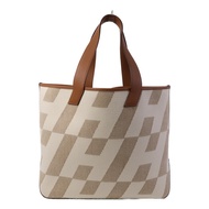 HERMES Toile H/Swift皮革Cabas H En Biais 40手挽袋