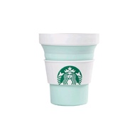 Starbucks STOJO Collapsible Cup Biggie 16oz Mint Silicon (Cold Water Drinking Bottle)