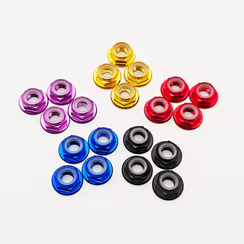 4Pcs M5 Motor Screw Props Nut Flange Nut Propeller Adapter Release Wrench CW CCW for RC FPV Racing D