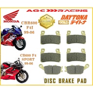 HONDA DISC BRAKE PADS CBR600 F4I CBR600 F4 SPORT GOLD QUALITY