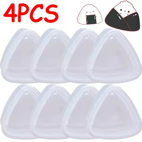 4/1PCS Triangle Rice Ball Molds Press Sushi Maker Triangle Mould Japanese Onigiri Rice Ball Bento Ga