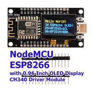 NodeMCU ESP8266 Development Board with 0.96 Inch OLED Display CH340 Driver Module