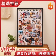 Set Table Couple Picture Frame Photo Album as a Gift Commemorative Wall Hanging Birthday Polaroid di
