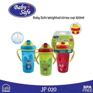 Baby Safe JP020 Cup With Weighted Straw 300ml/drinking Bottle/ Baby Bottle/ anti-Spill Bottle/ Baby Bottle