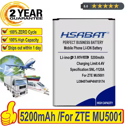 Top Brand 100% New 5200mAh Li3945T44P4h815174 Battery for ZTE MU5001 wifi6 5G portable wifi wireless